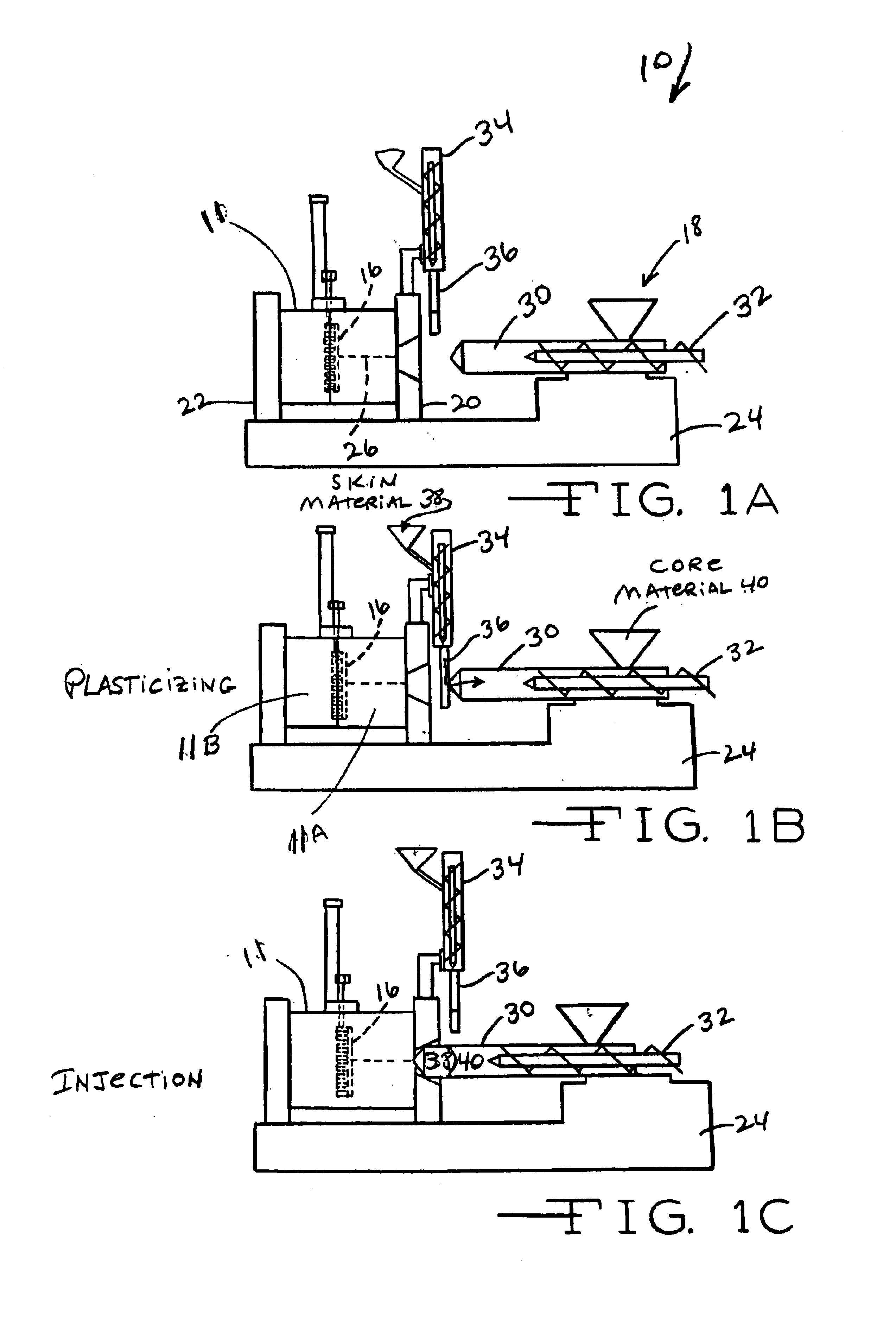 Module for a modular conveyor belt having a sandwich layer construction and method of manufacture