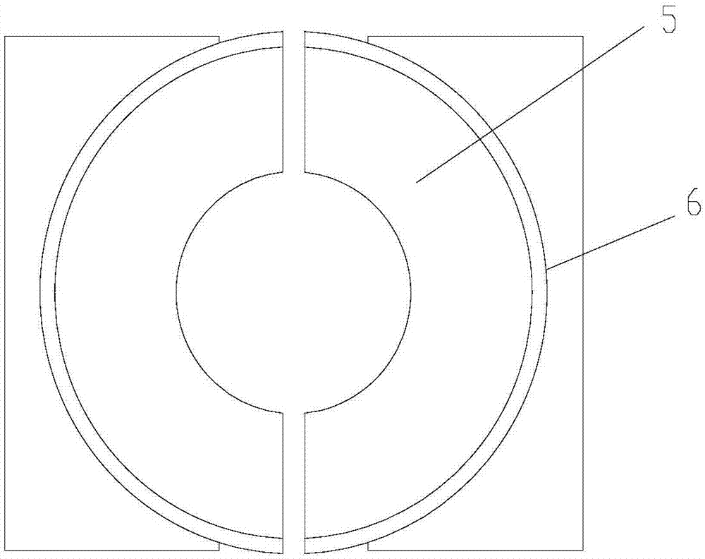 Large-size electric reactor mould assembly platform