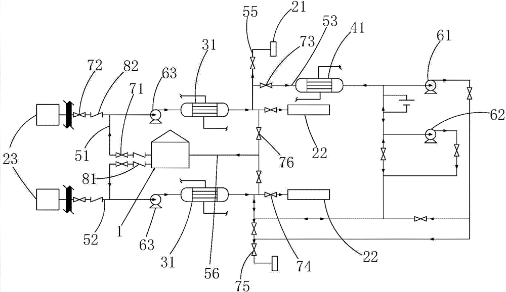 Nuclear power plant passive final hot trap cooling system and method