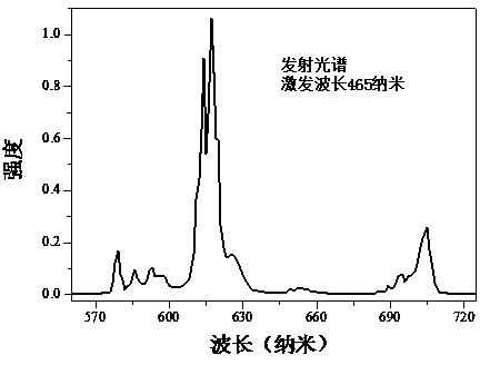 Eu3+ activated rear earth silicon phosphate fluorescent powder and preparing method and application thereof