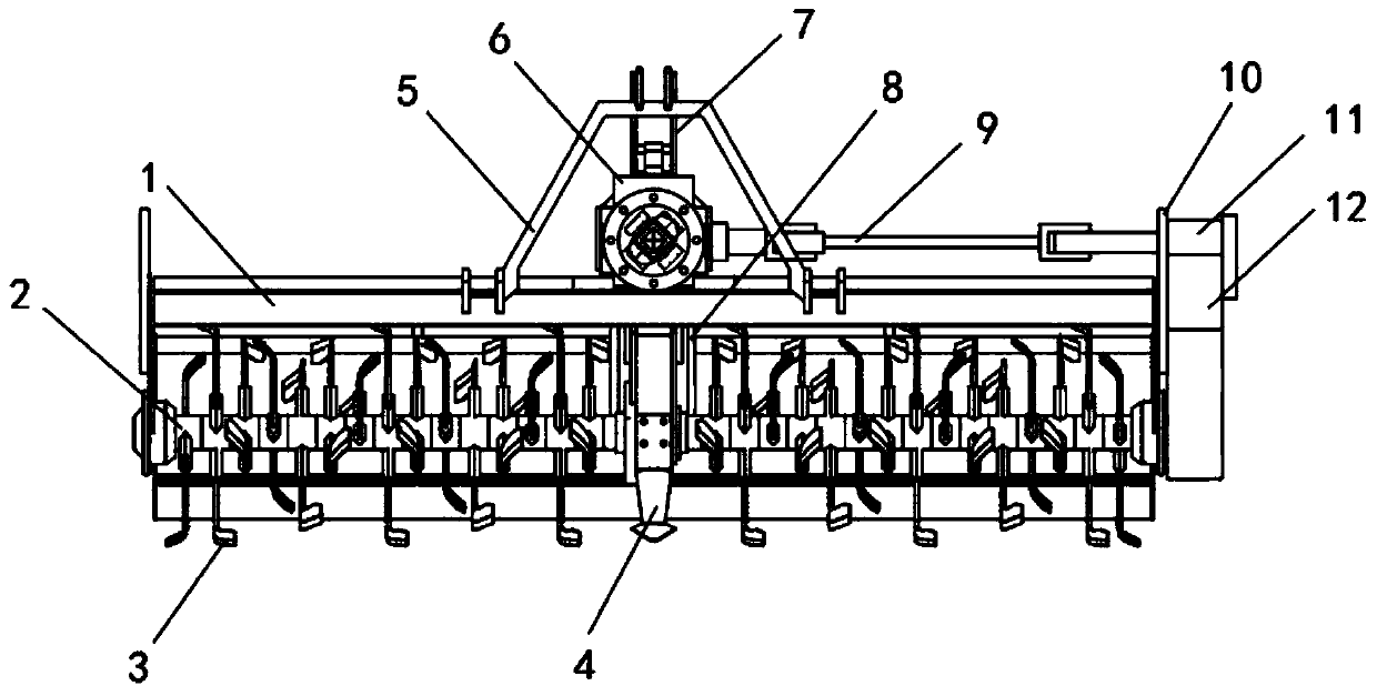 Double-shaft rotary cultivator