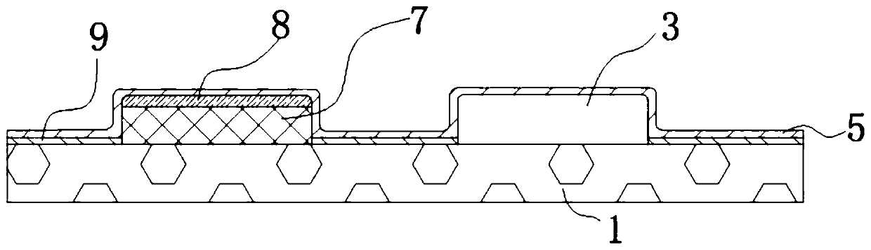 Embroidered wall painting and preparation method thereof