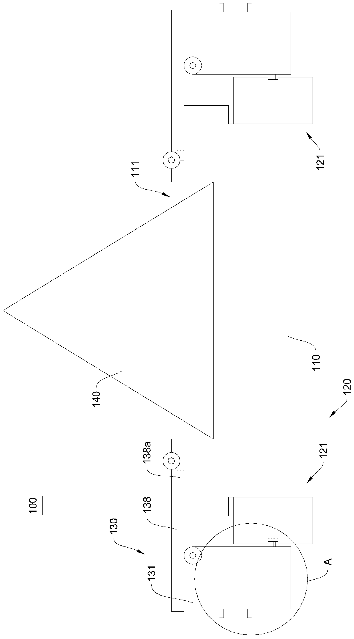 A mobile warning frame and an automatic mobile warning frame