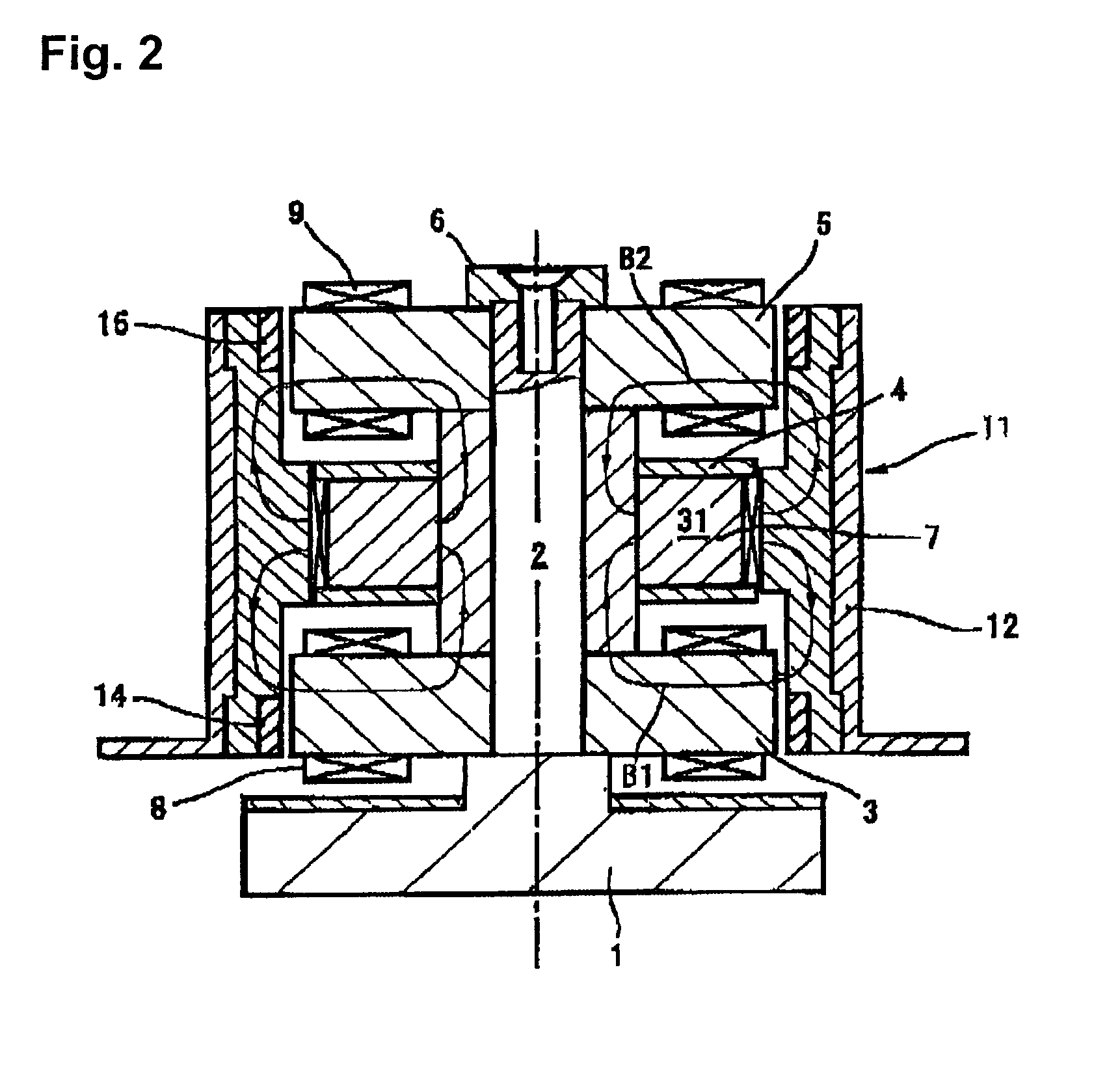 Magnetically levitated motor and magnetic bearing apparatus