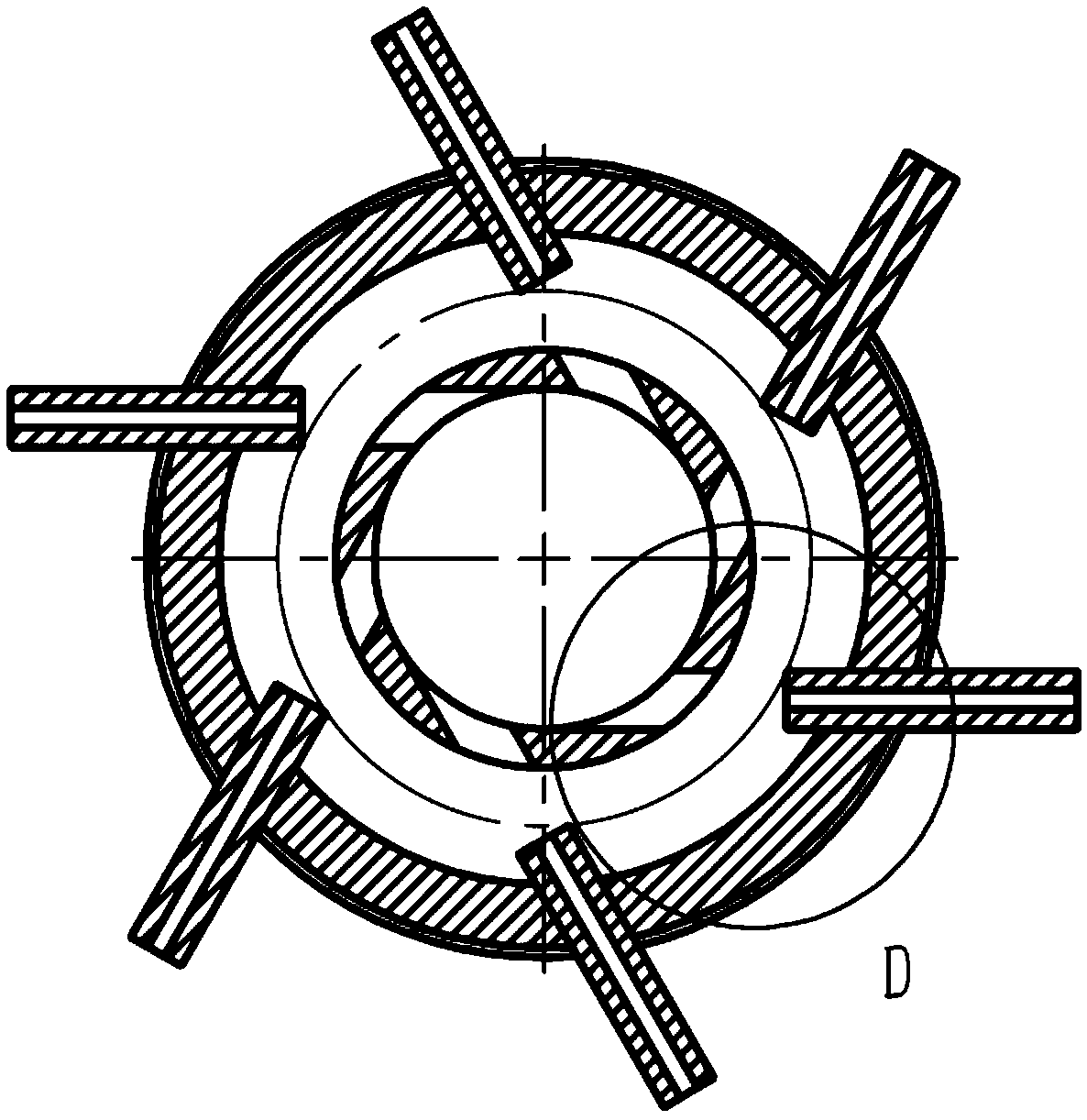 A self-circulating low nitrogen oxide swirl burner