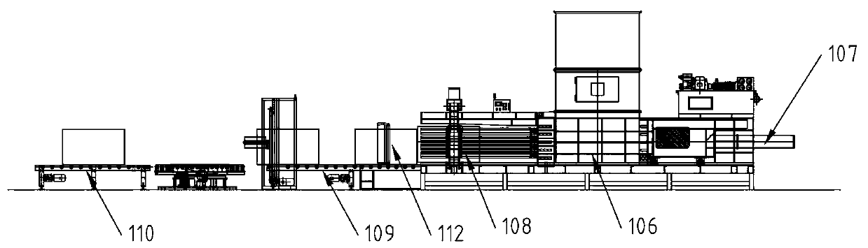 A closed packaging system for solid materials compressed and bundled