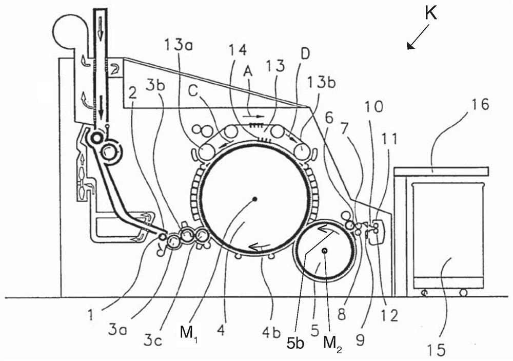 Device and method for adjusting the working distance between a cylinder and at least one adjacent working element in a spinning preparation machine