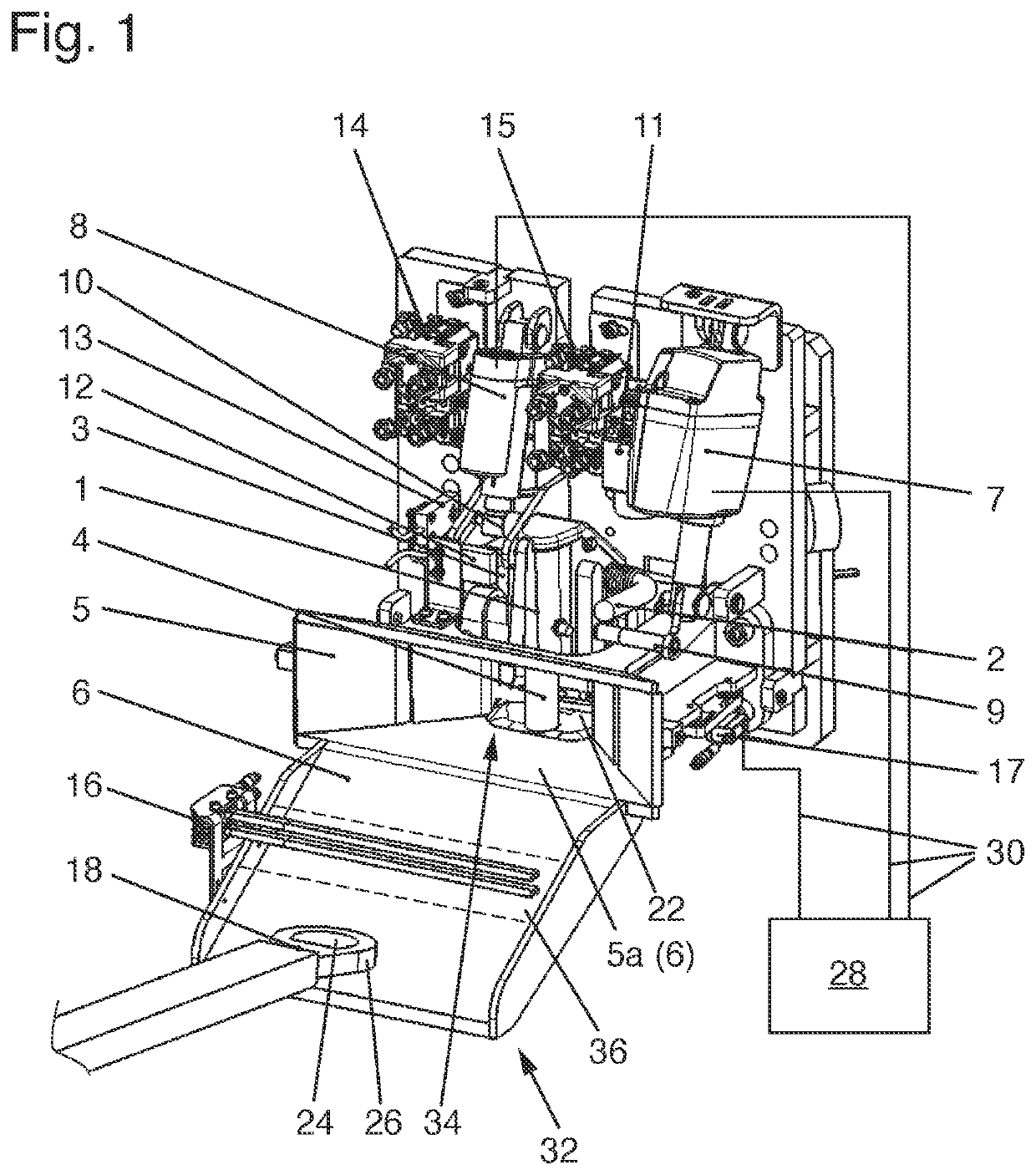 Industrial truck with a jaw coupling, a system including an industrial truck and a trailer, and a method for coupling a trailer to an industrial truck