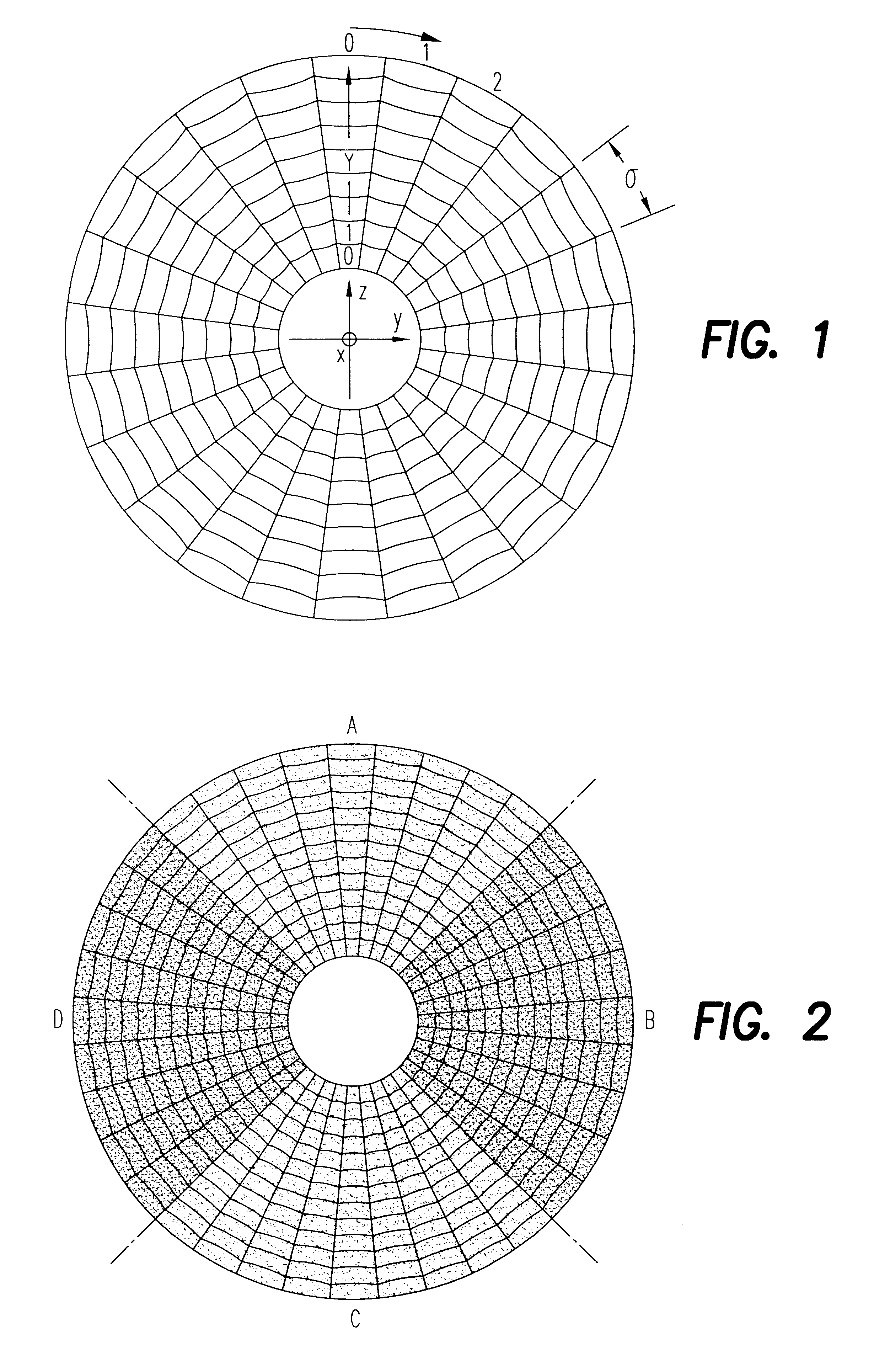 Optical design for a reflector for reflecting light beams