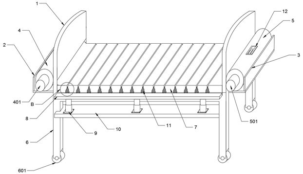 Device for automatically replacing bed sheet
