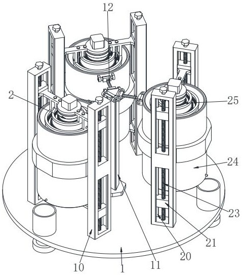 A multi-tube solid-liquid separation filter device