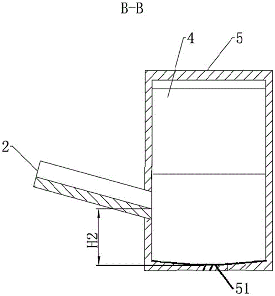 Collecting device for drill pin ground materials