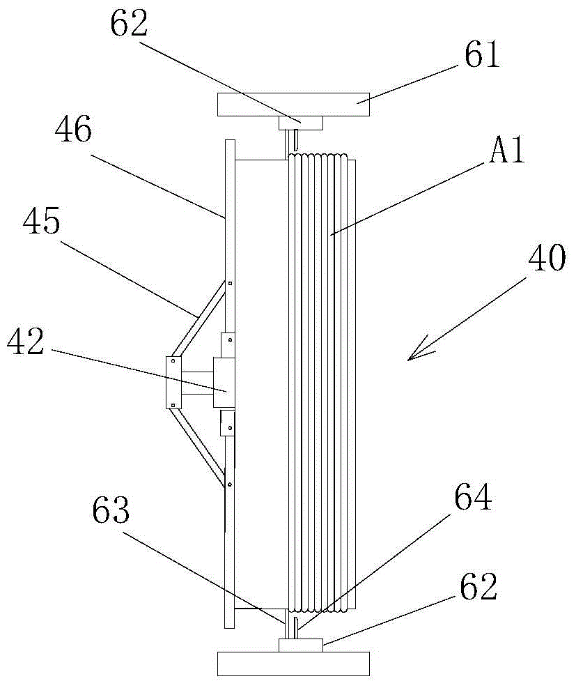 Cylindrical reinforcement cage welding equipment for concrete load-bearing columns of highway bridges