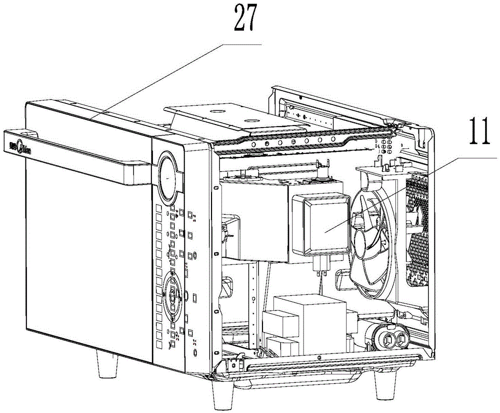 Cavity structure of microwave rice cooker