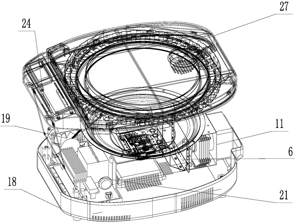 Cavity structure of microwave rice cooker