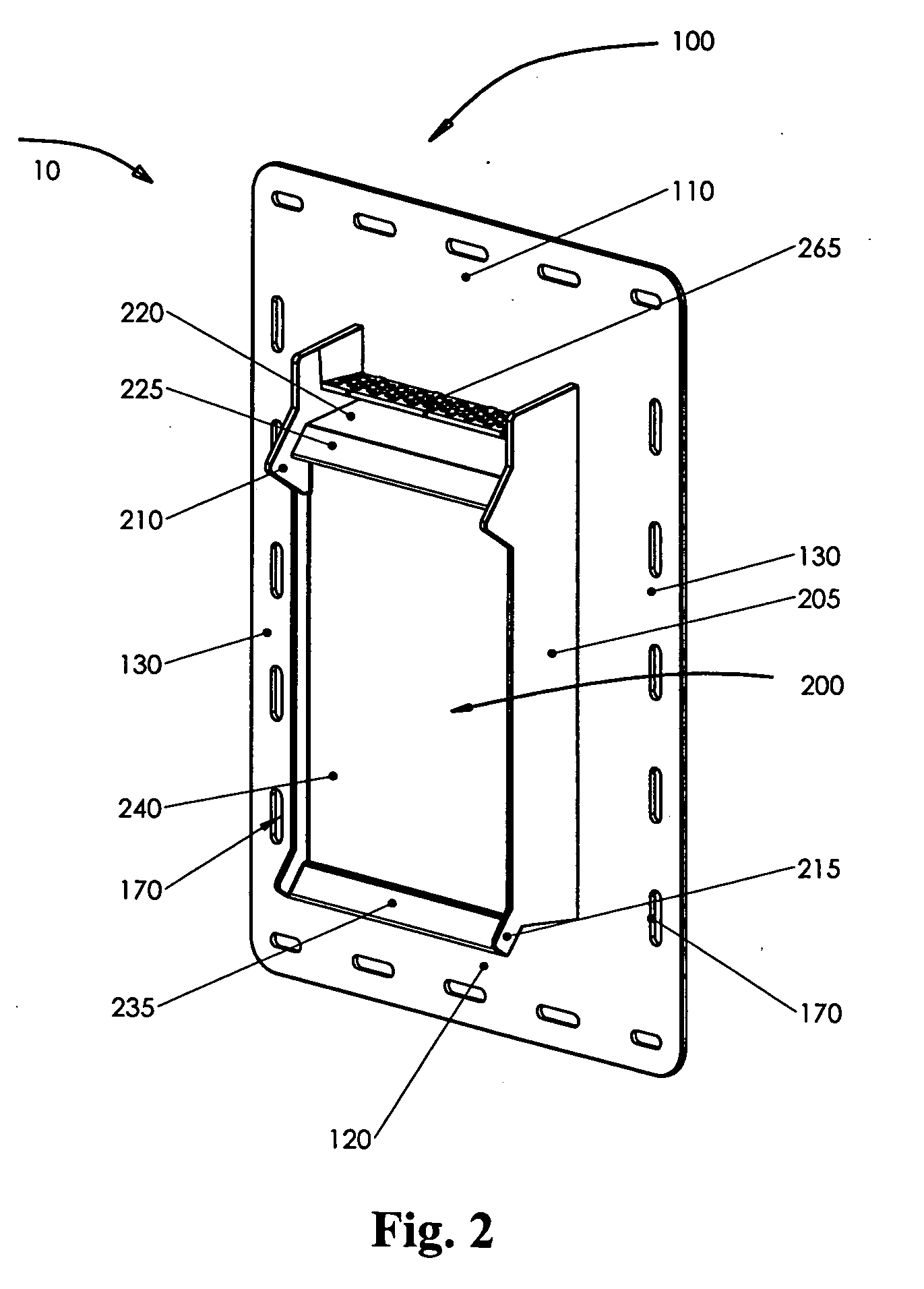 Water deviation unit for external wall fixtures