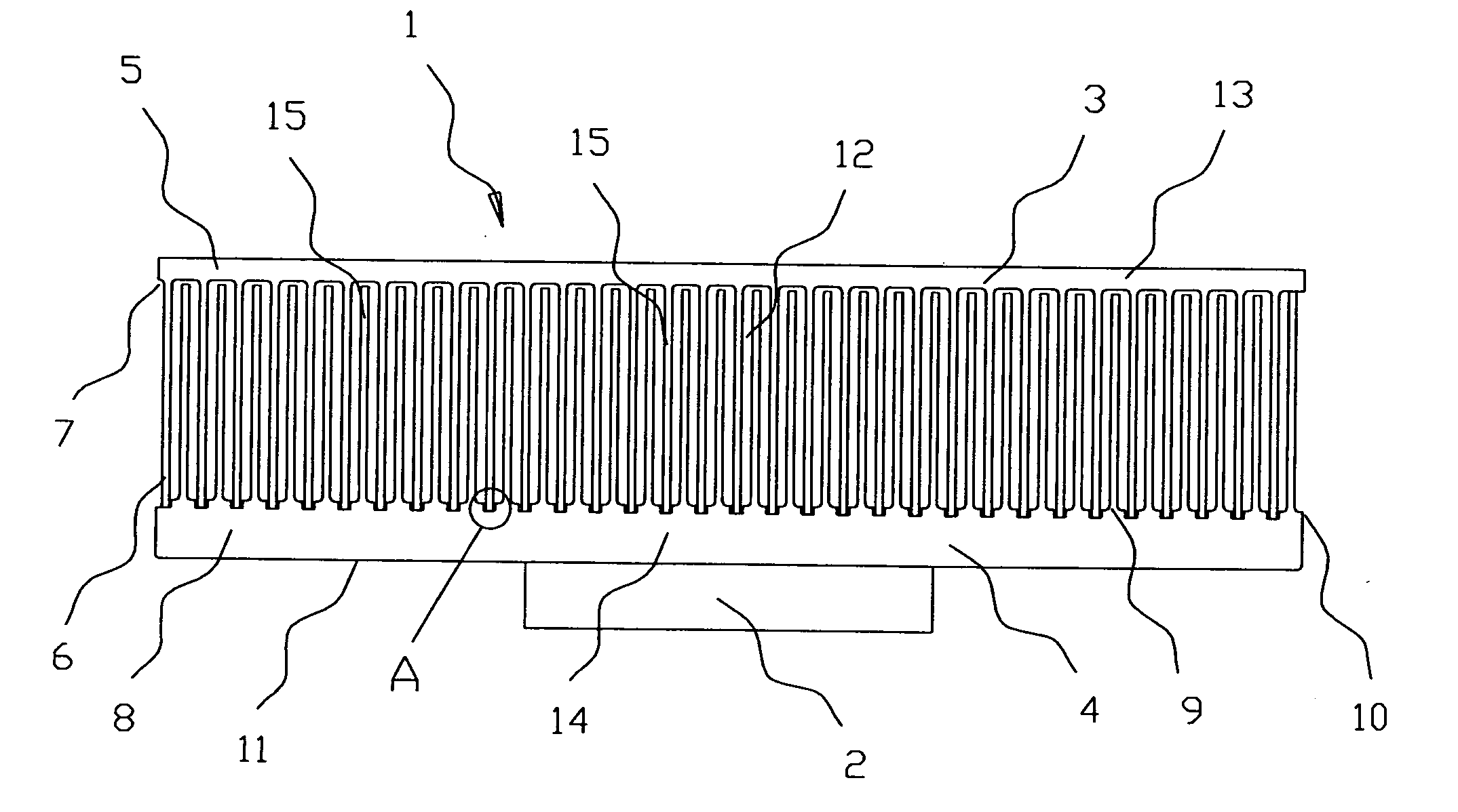 Composite heatsink for cooling of heat-generating element