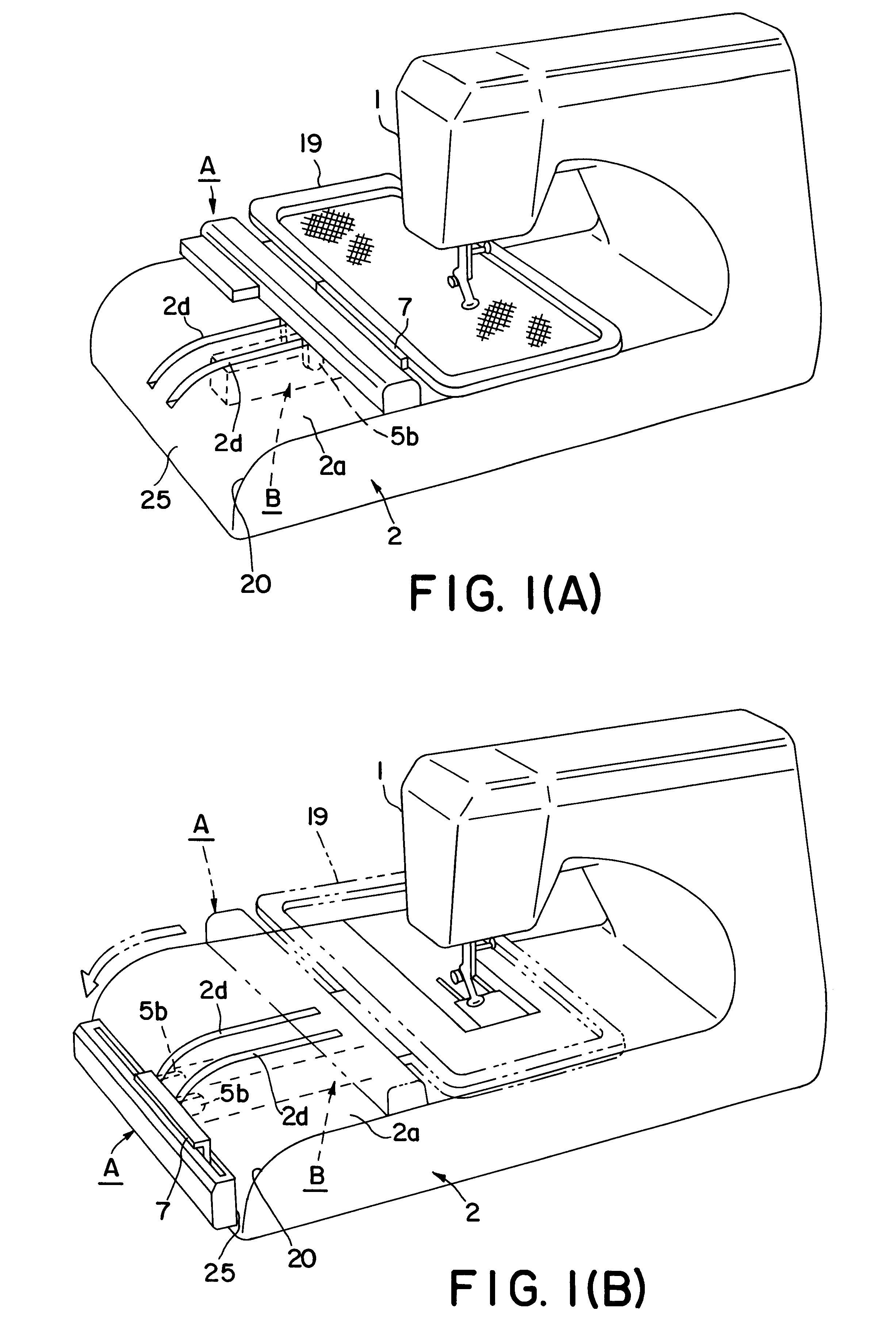 Sewing machine with an embroidery stitching function