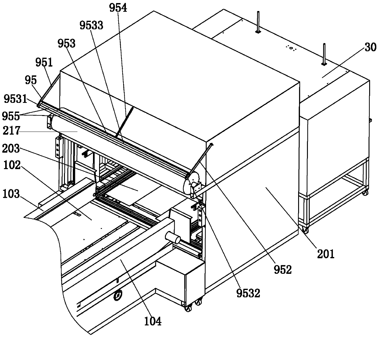 Automatic sealing packaging device