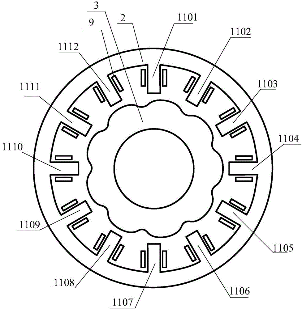 Rotary transformer and rotation body with same
