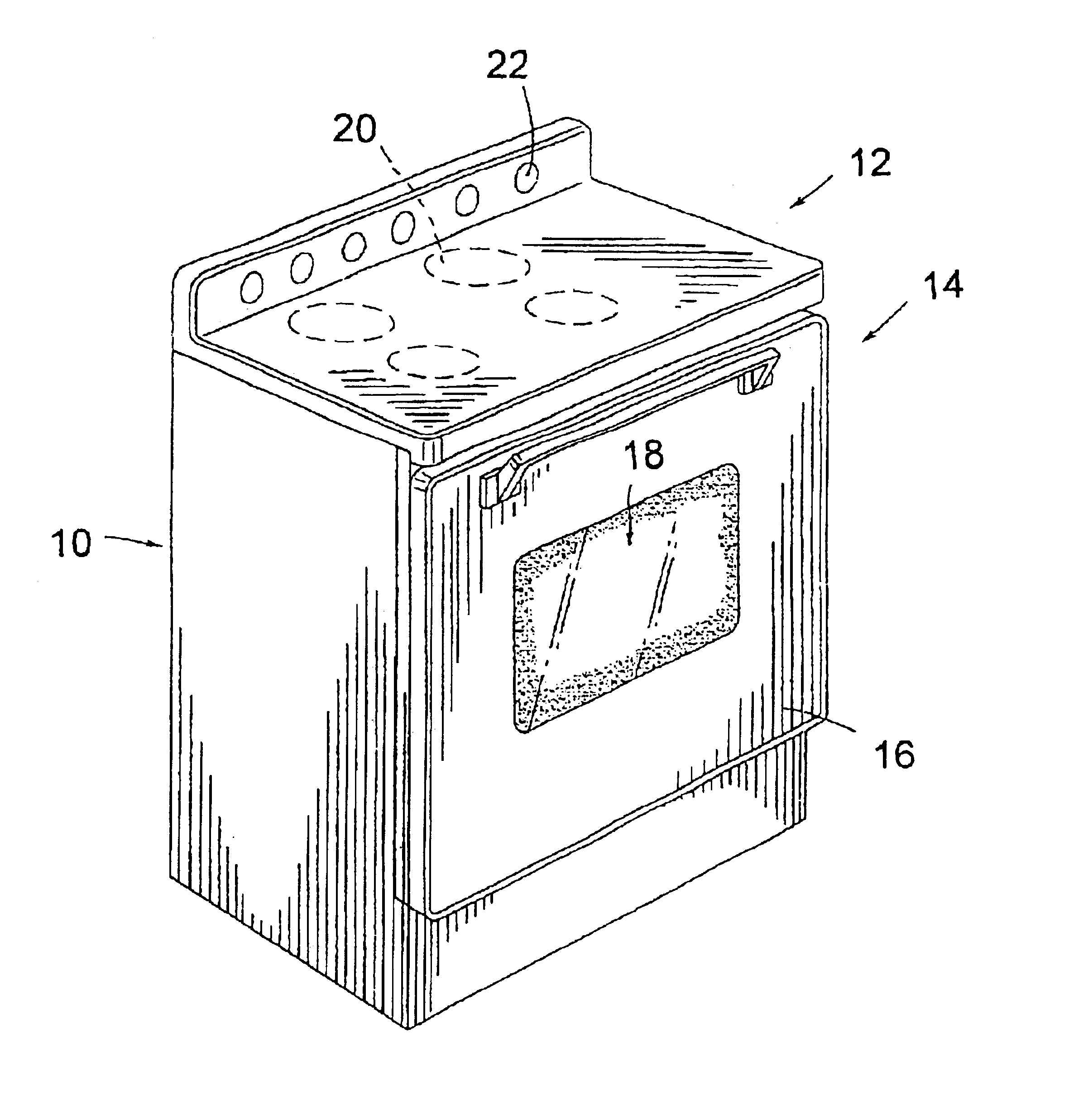 Cooking stove and method for production and components thereof