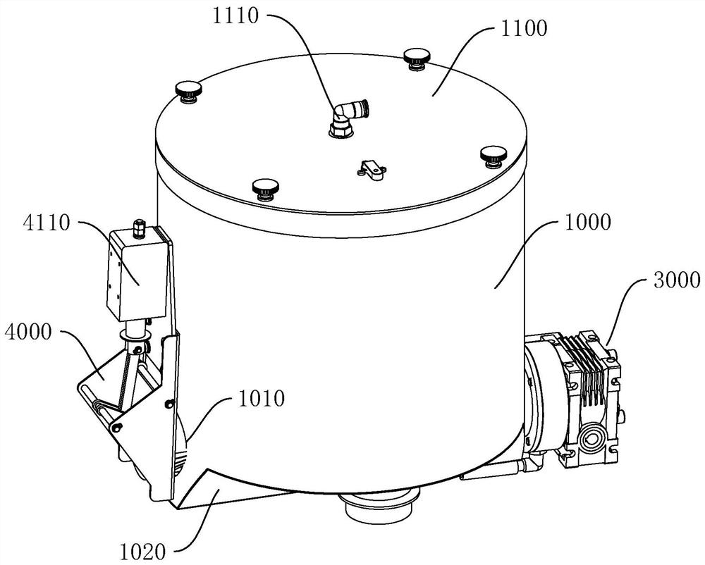 Ice block storage barrel