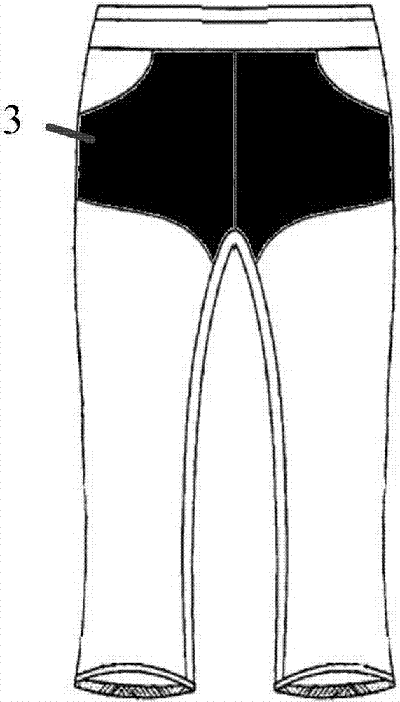 Skinny pants with adjustable liner