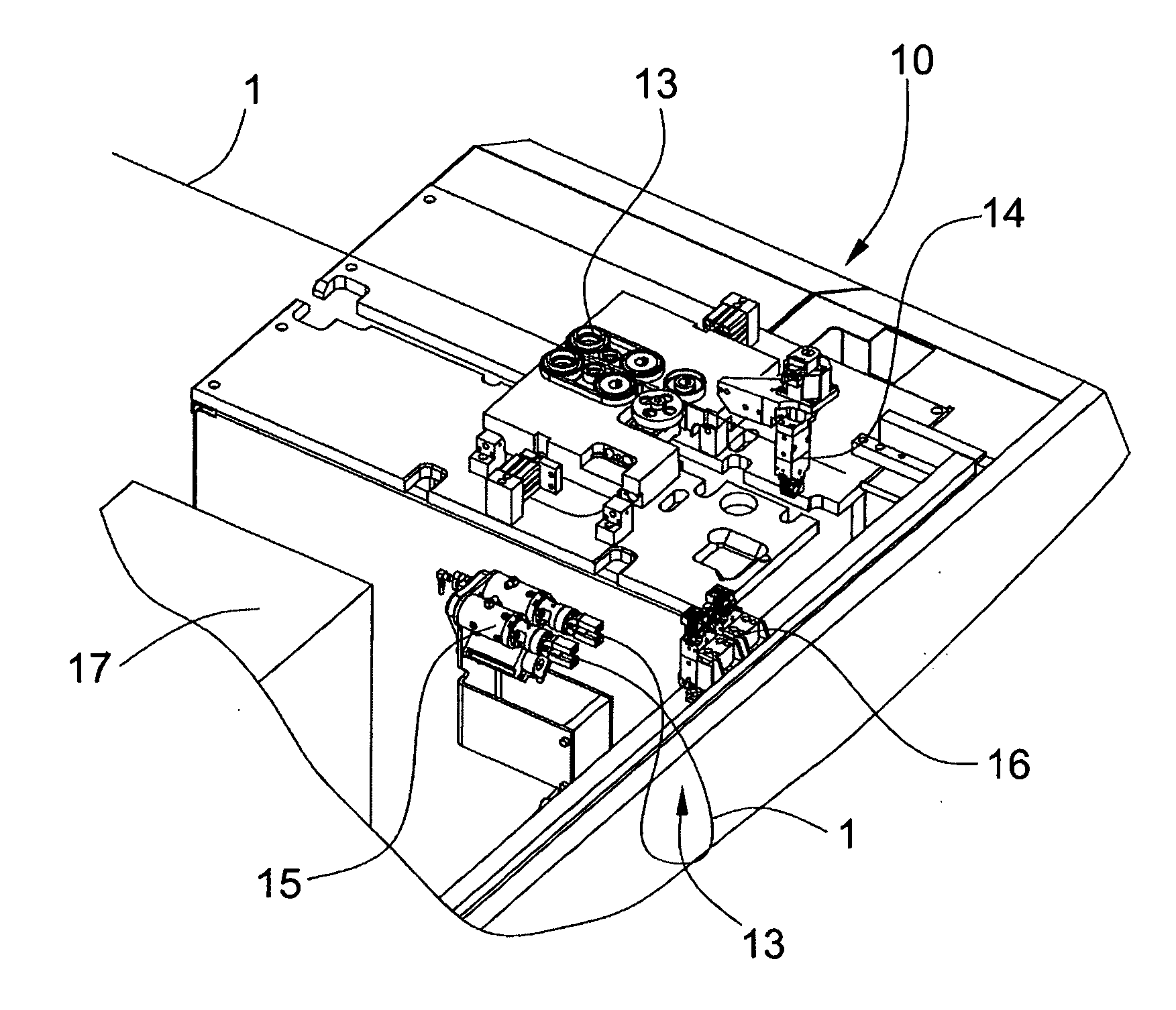 Method and device for processing a wire