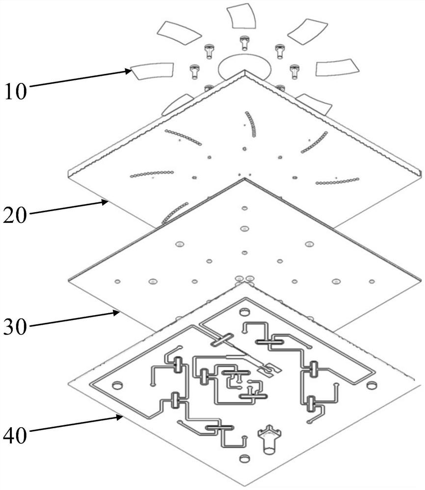 Low-profile circularly-polarized equal-flux antenna module