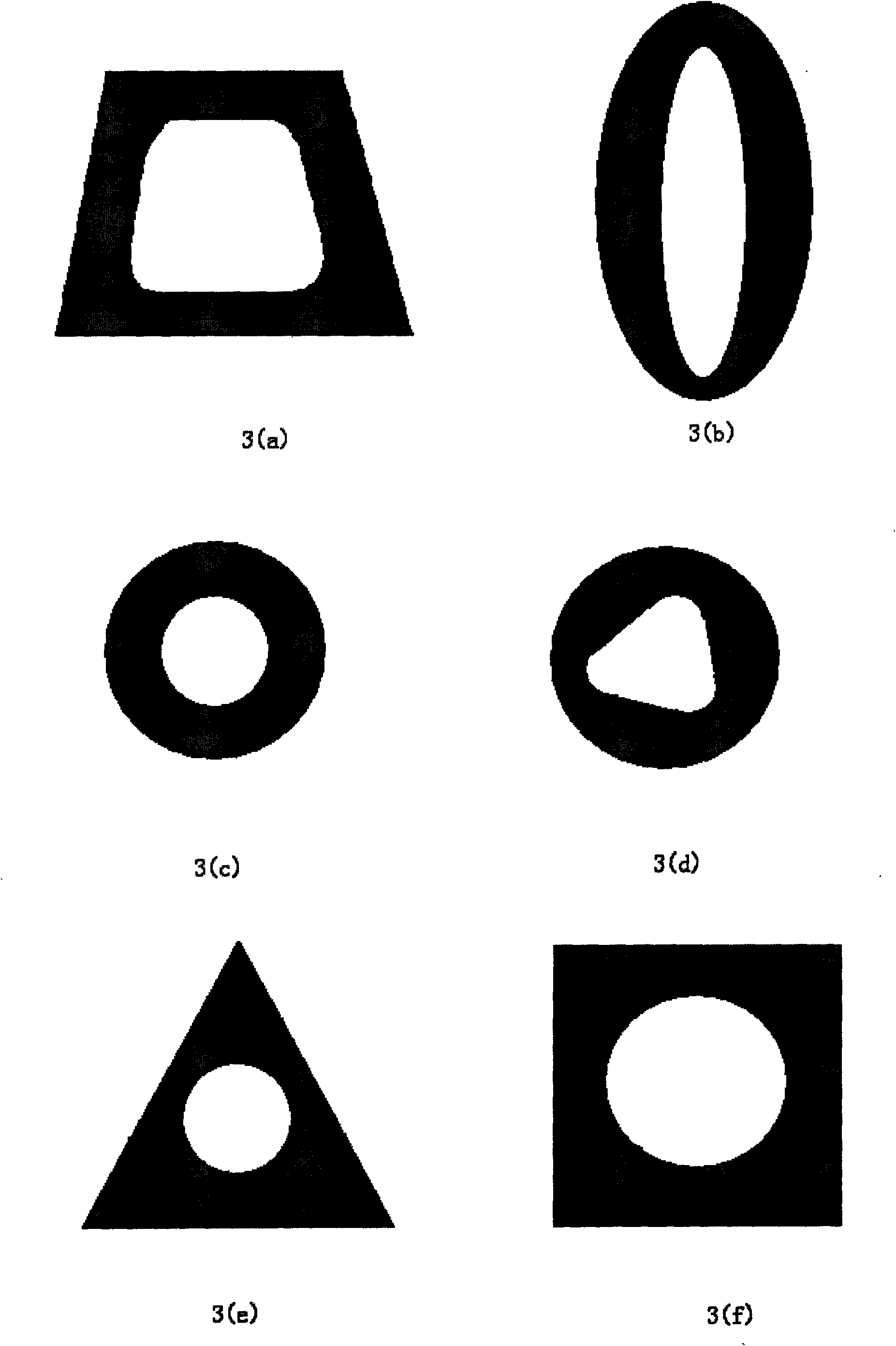 Isopressing forming method and die for powder forming tube blank