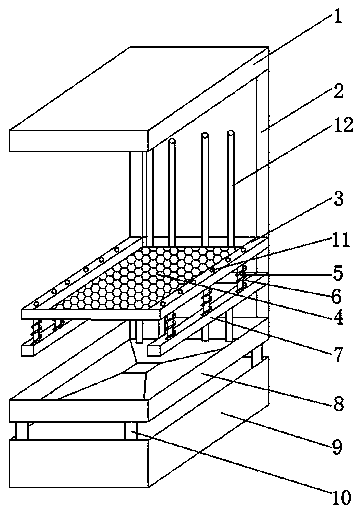 Multi-energy air conditioner external unit mounting bracket