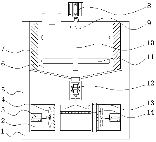 Flexible driving belt production device with molding function