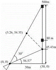 High-rise building fire positioning system and high-rise building fire positioning method