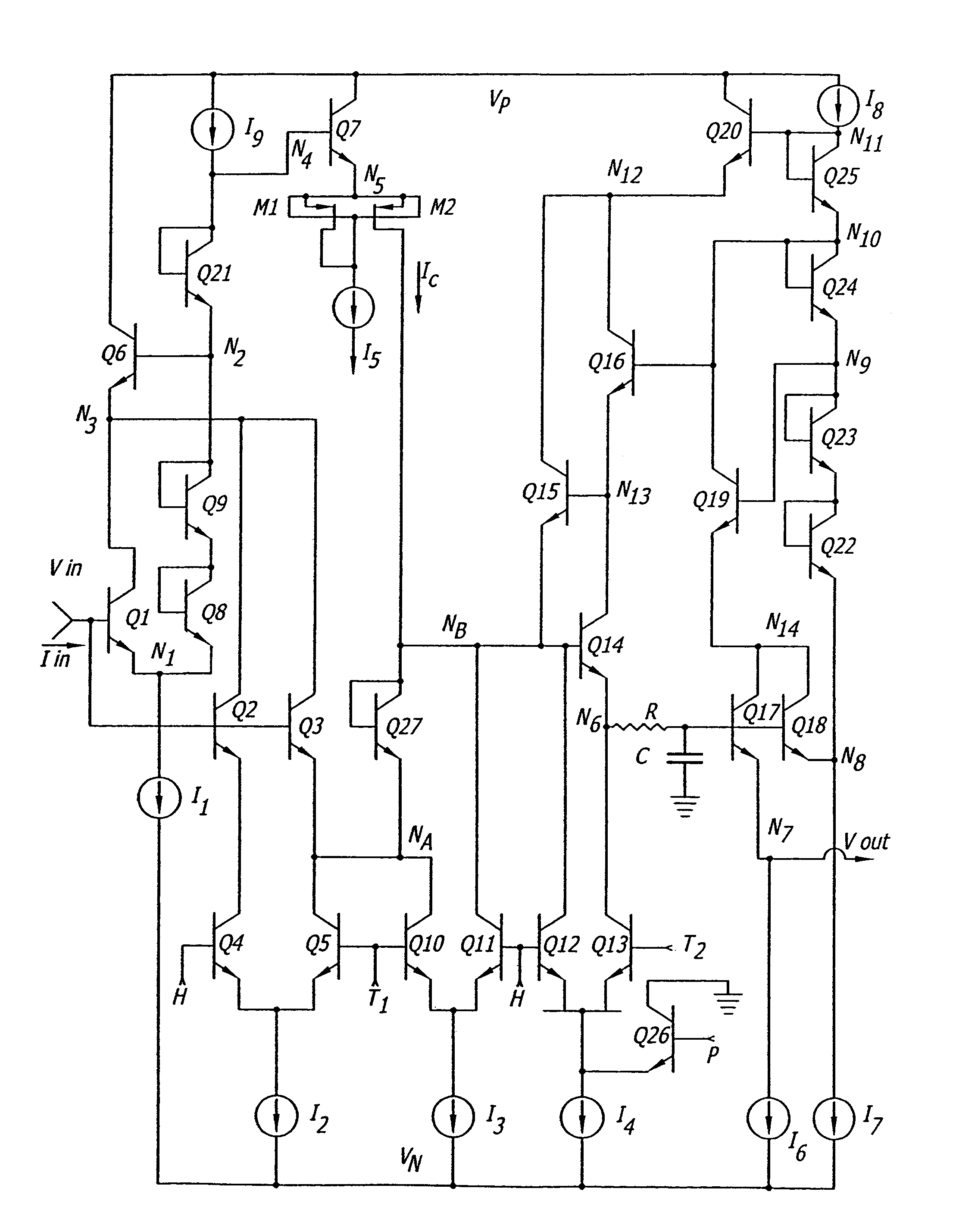 Sample and hold circuit and bootstrapping circuits therefor