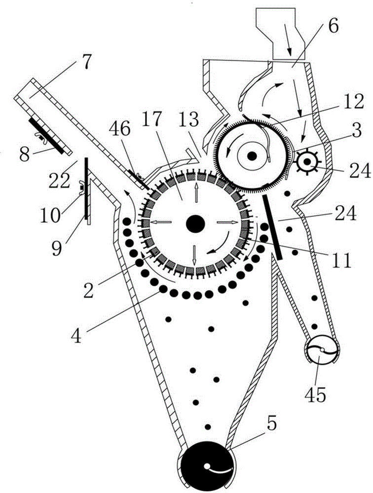 Anti-suckback high-efficiency ginning machine