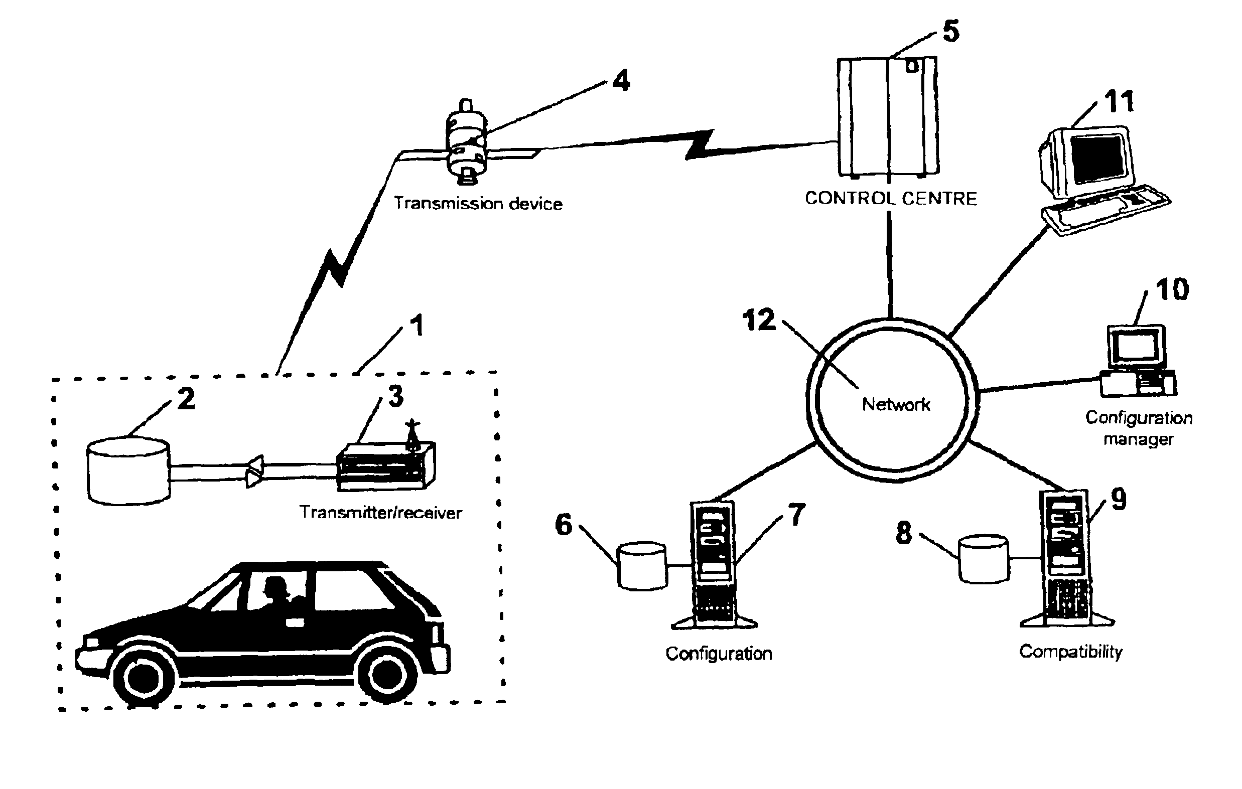 Method for documentation of data for a vehicle