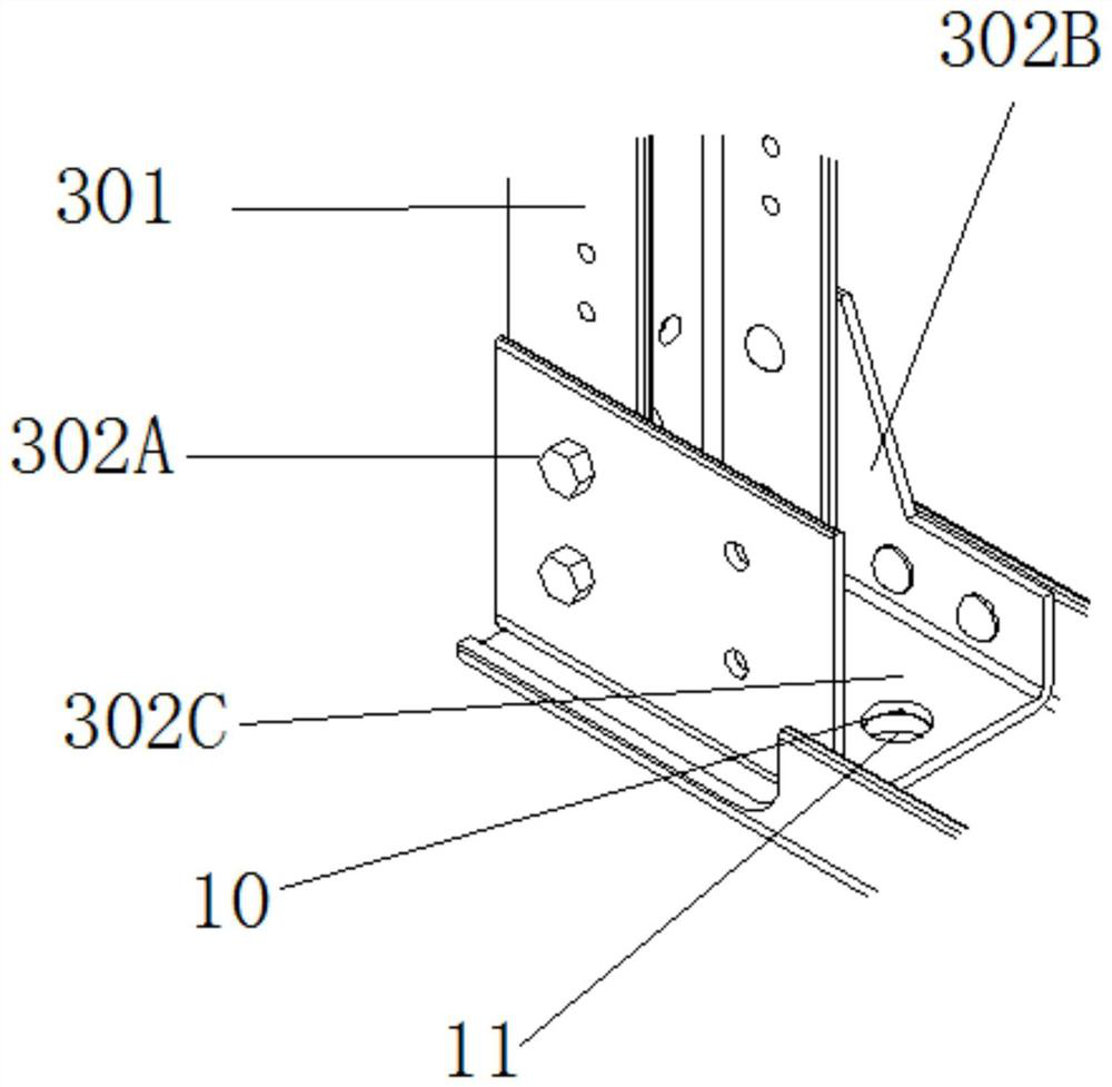 A high-strength aluminum alloy light truck frame and its manufacturing method