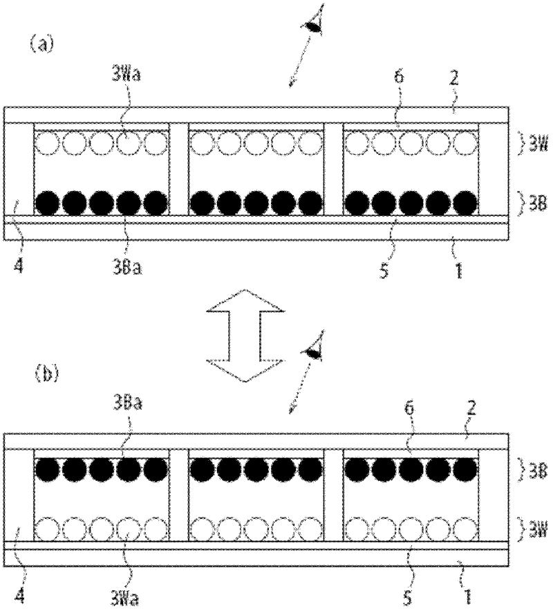 Particles for display medium and panel for information display using the particles for display medium