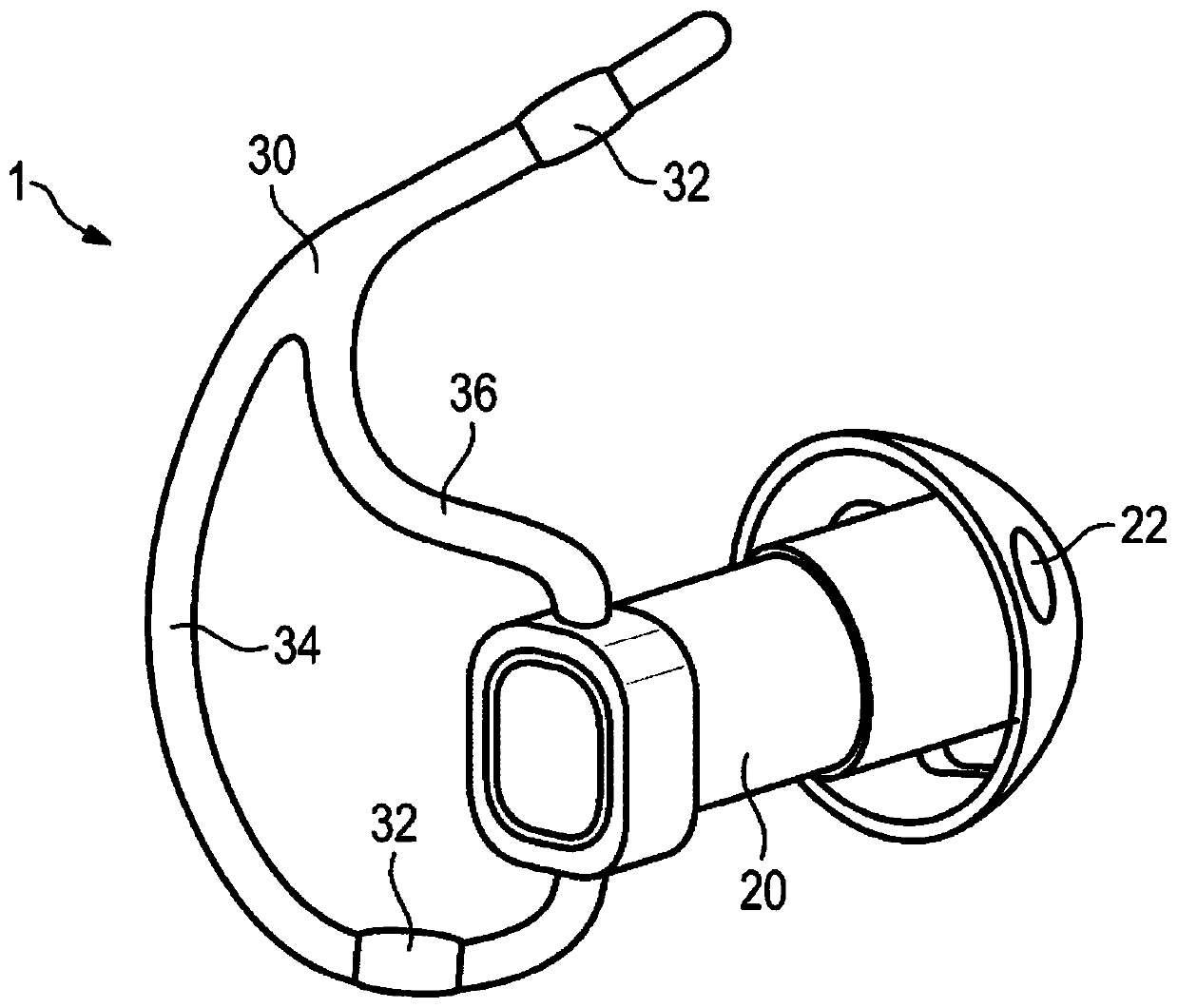 Generic ear device with electrodes