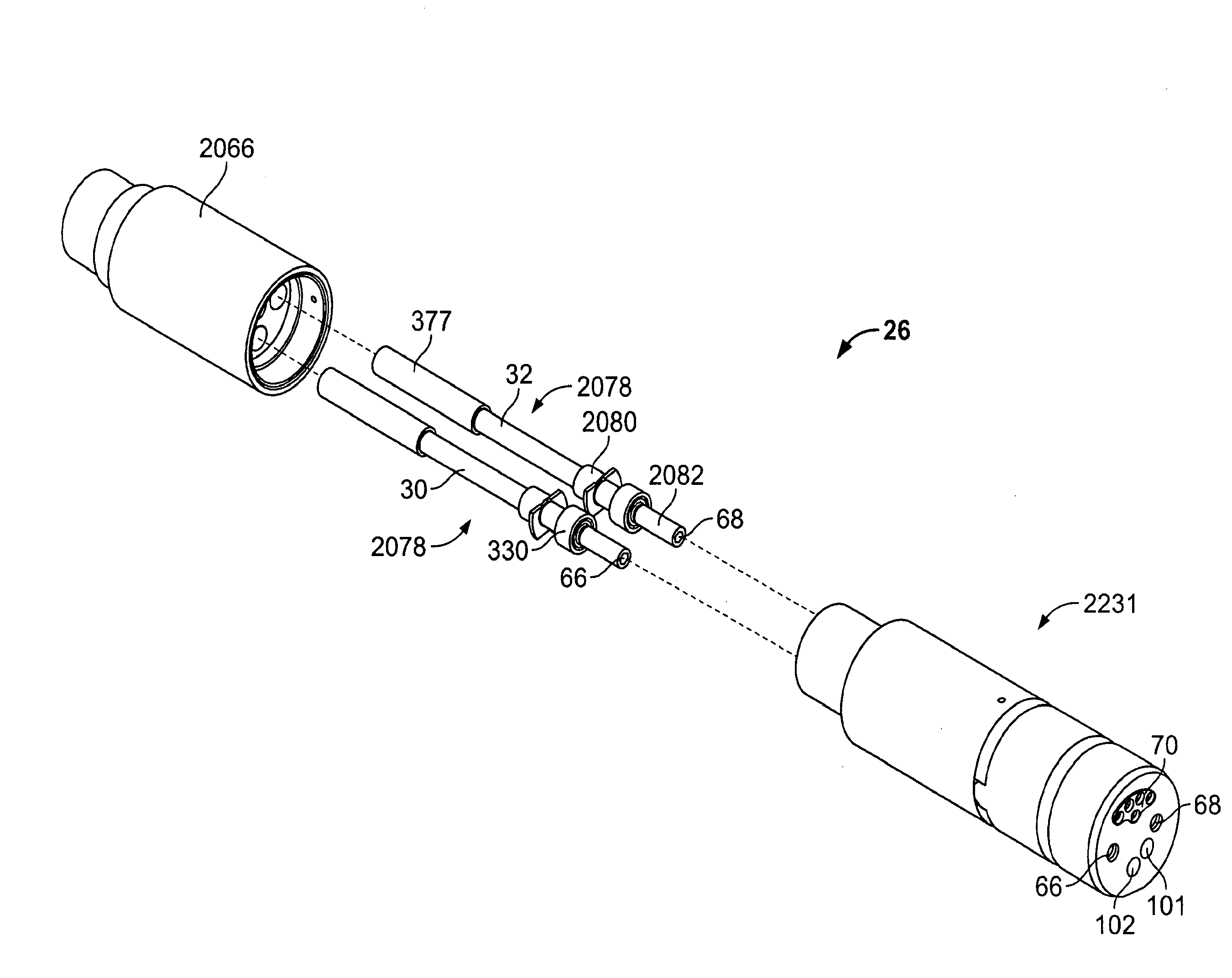 Shaft, e.g., for an electro-mechanical surgical device