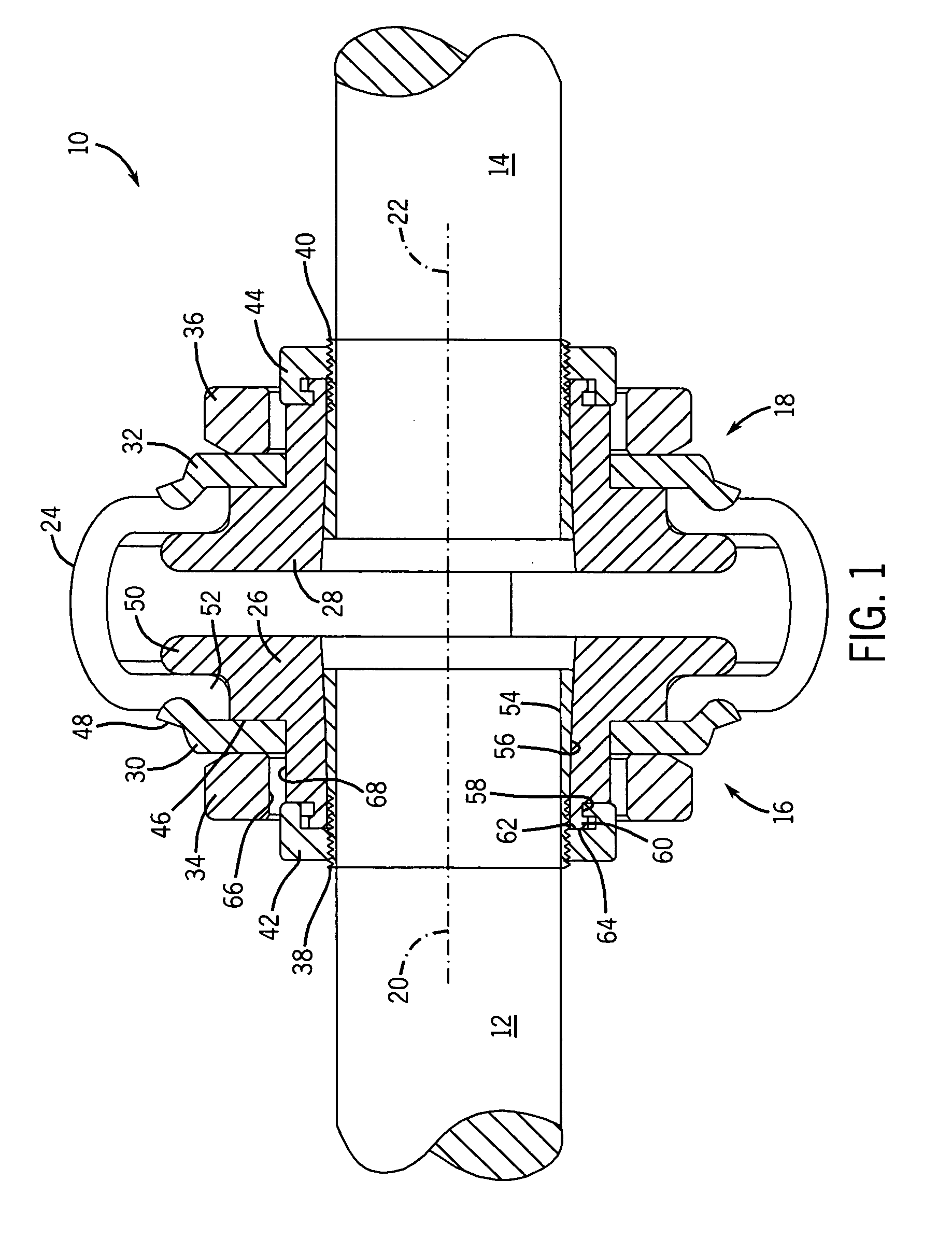 Shaft coupling system and method