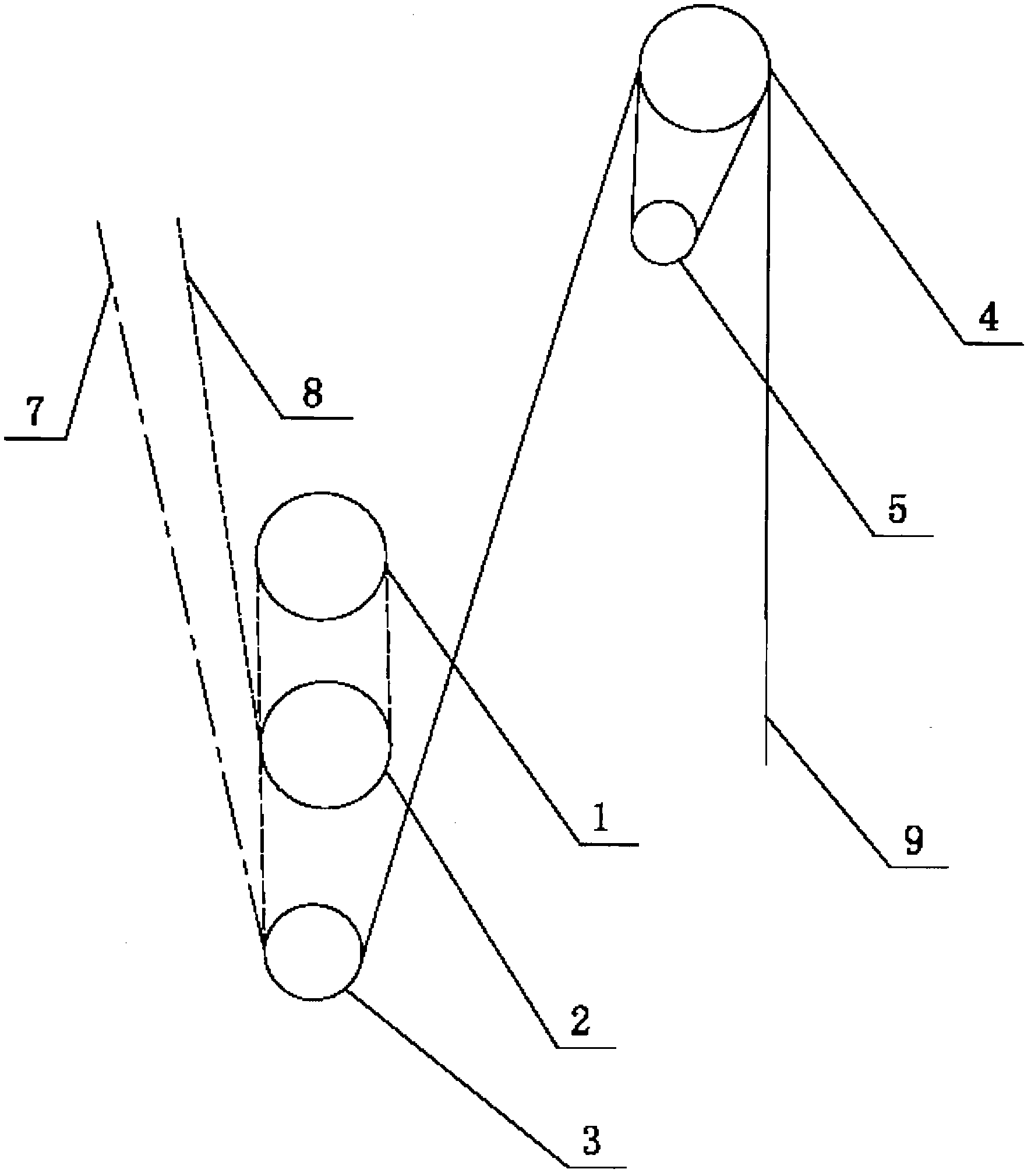 Production method for chemical fiber and polyester composite yarns