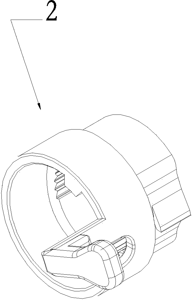 Disposable locking structure of endoscope sheath