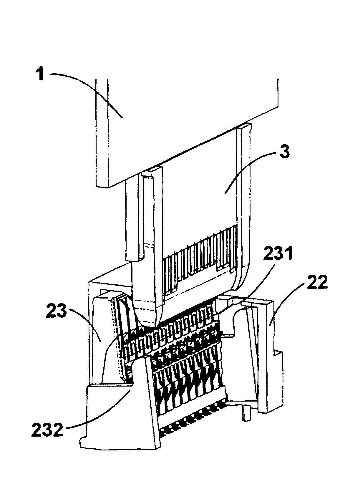 Printed circuit board and connector assembly