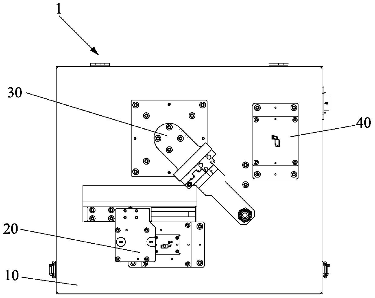 Testing and marking integrated jig