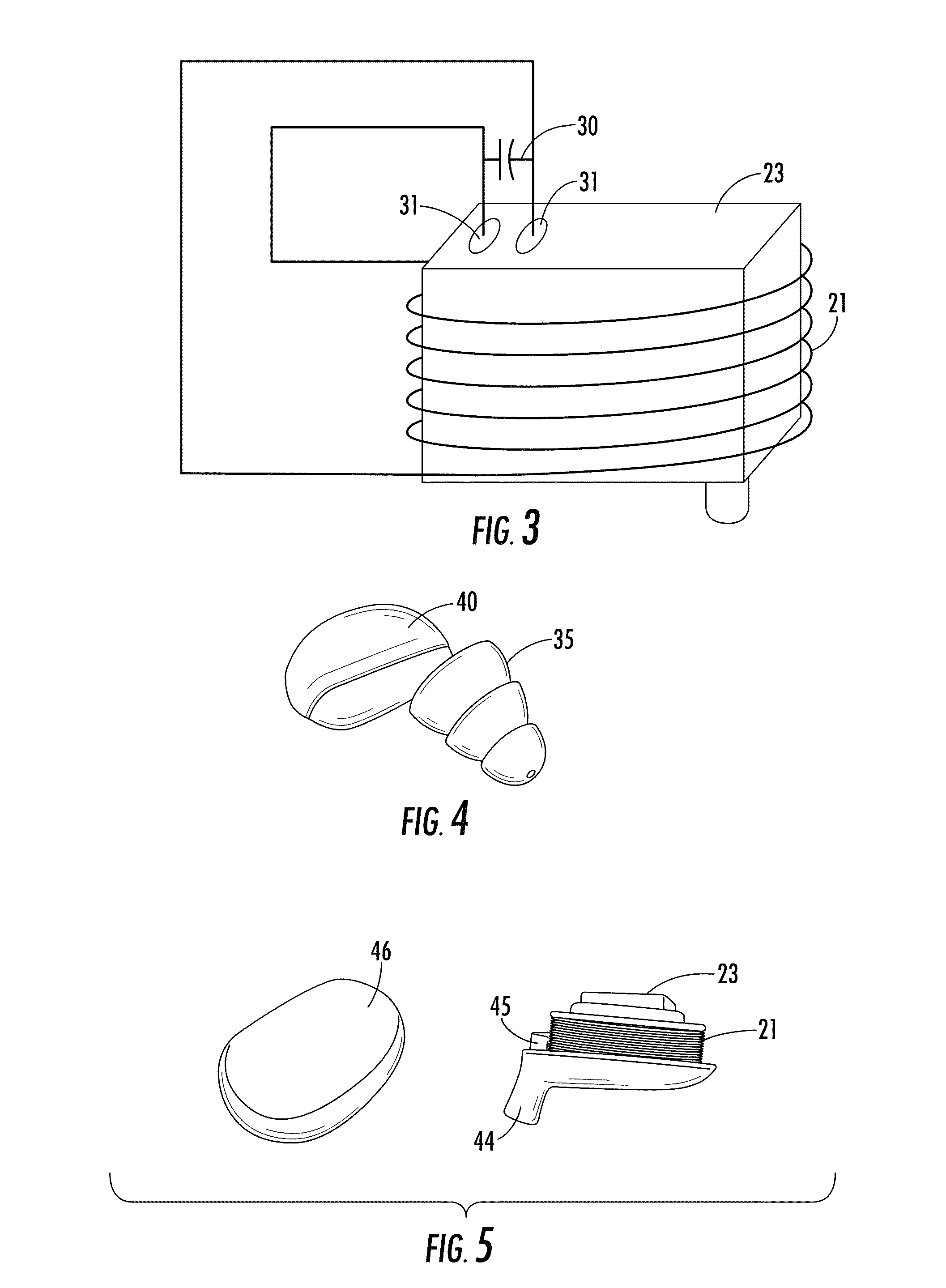 Wireless earplug with improved sensitivity and form factor