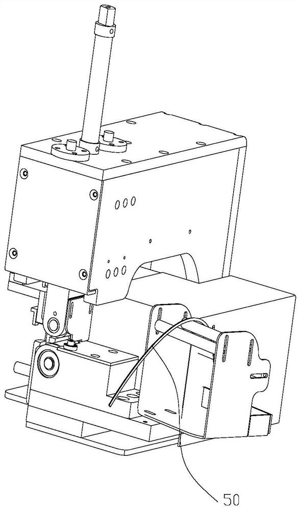 Automatic bra steel support mounting device