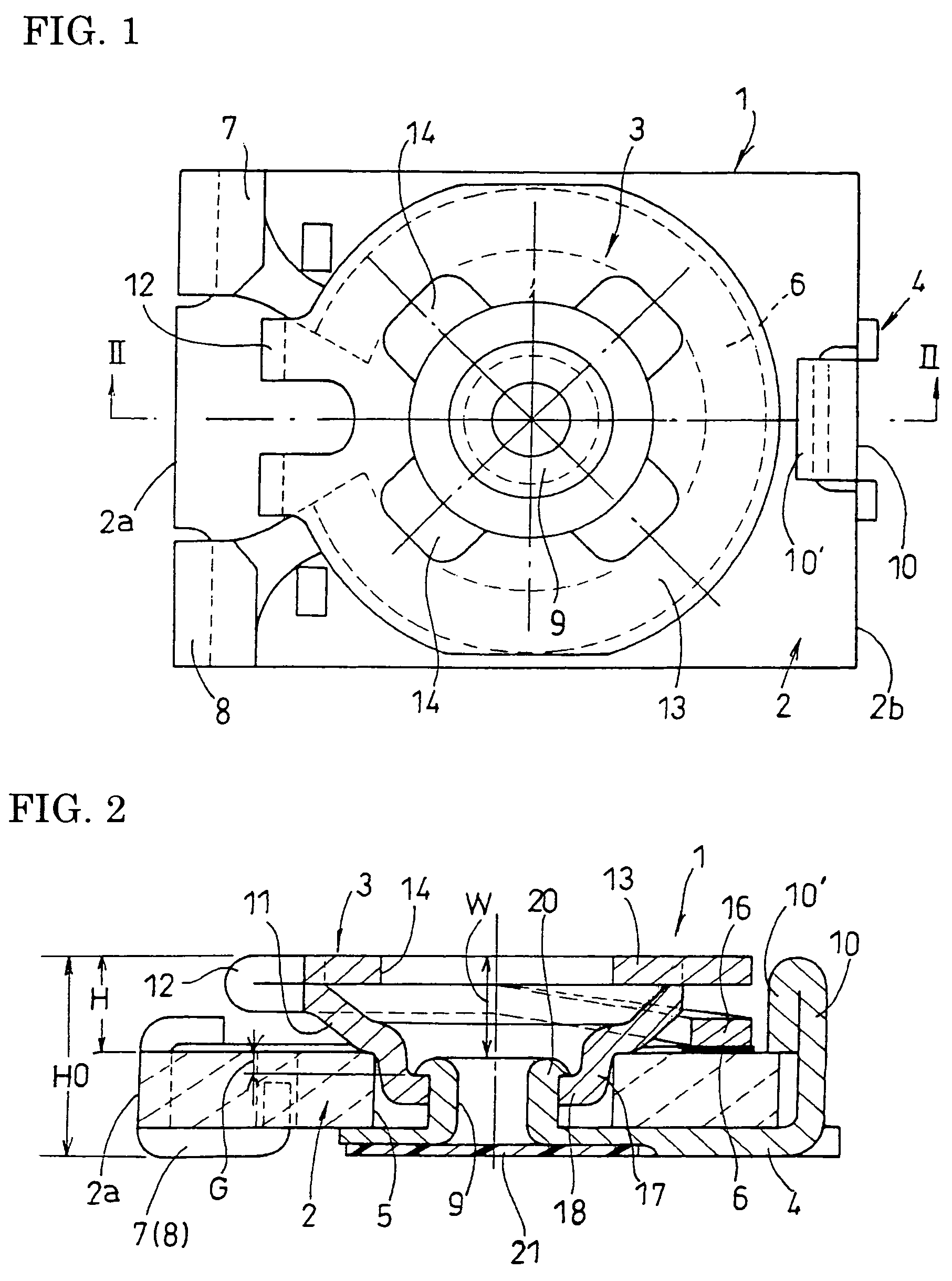 Chip type variable electronic part and chip type variable resistor