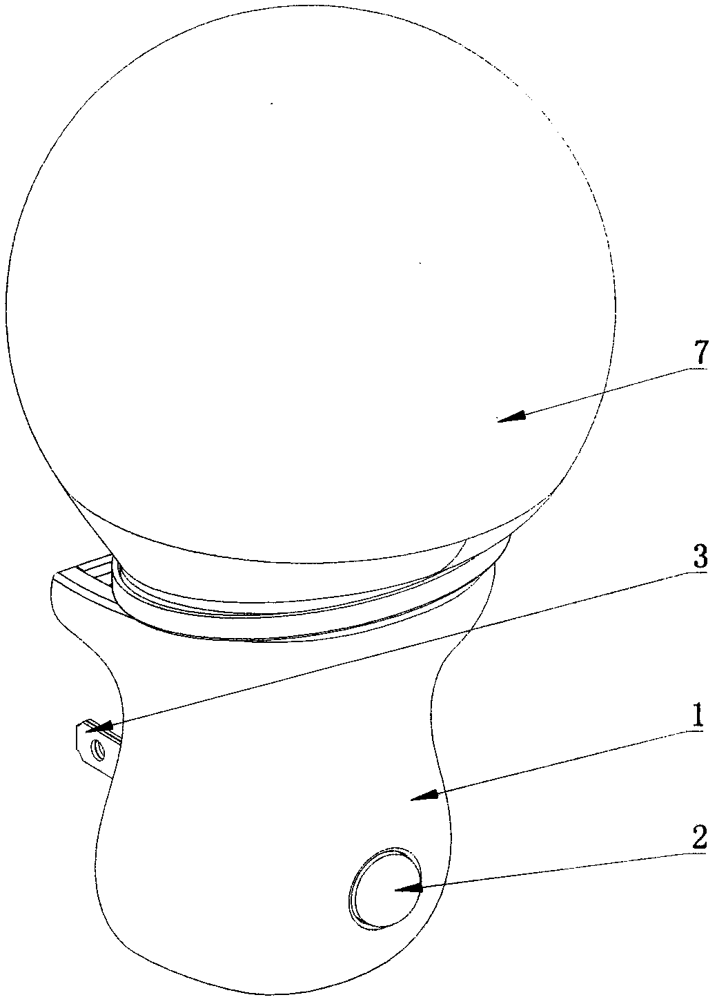 Small night lamp with water-stirring shining function