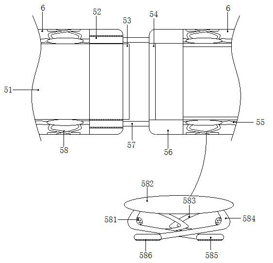 Novel water-saving anti-seepage treatment device for irrigation main canal of irrigation area